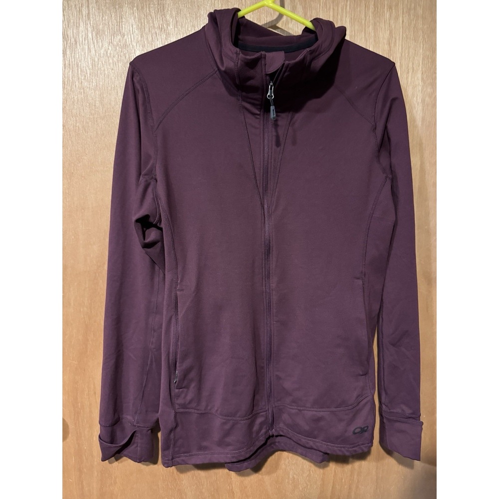 Outdoor Research Womens XL Full Zip Performance Hoodie In Wine Color (T)